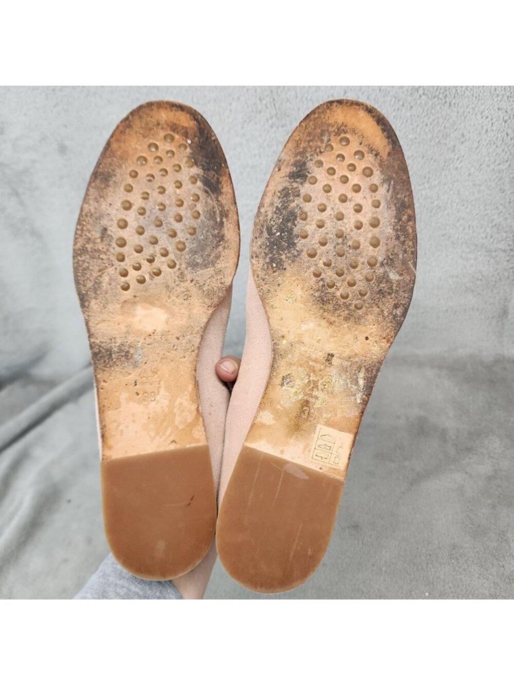Pedro Garcia Shoes Womens Size EU 39 US 7.5 Pink Leather Slip On Loafer *Read* - Picture 9 of 13